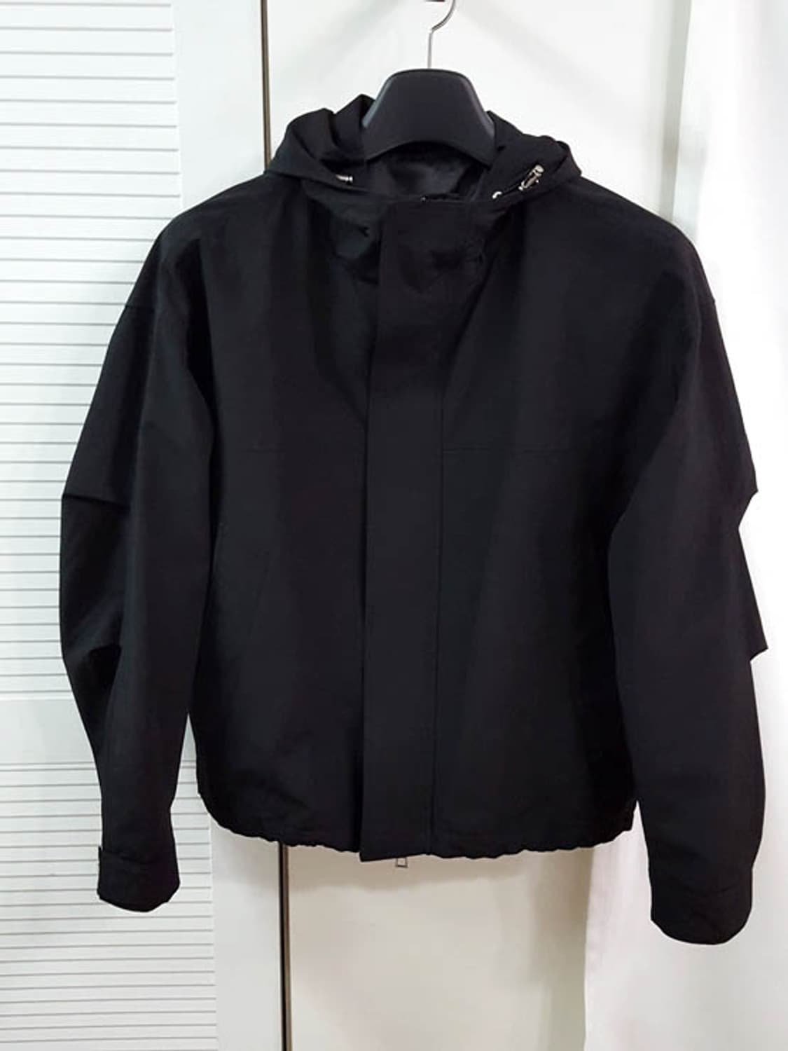 티엔지티 남성 후드 쉘파카 블랙 상품이미지1