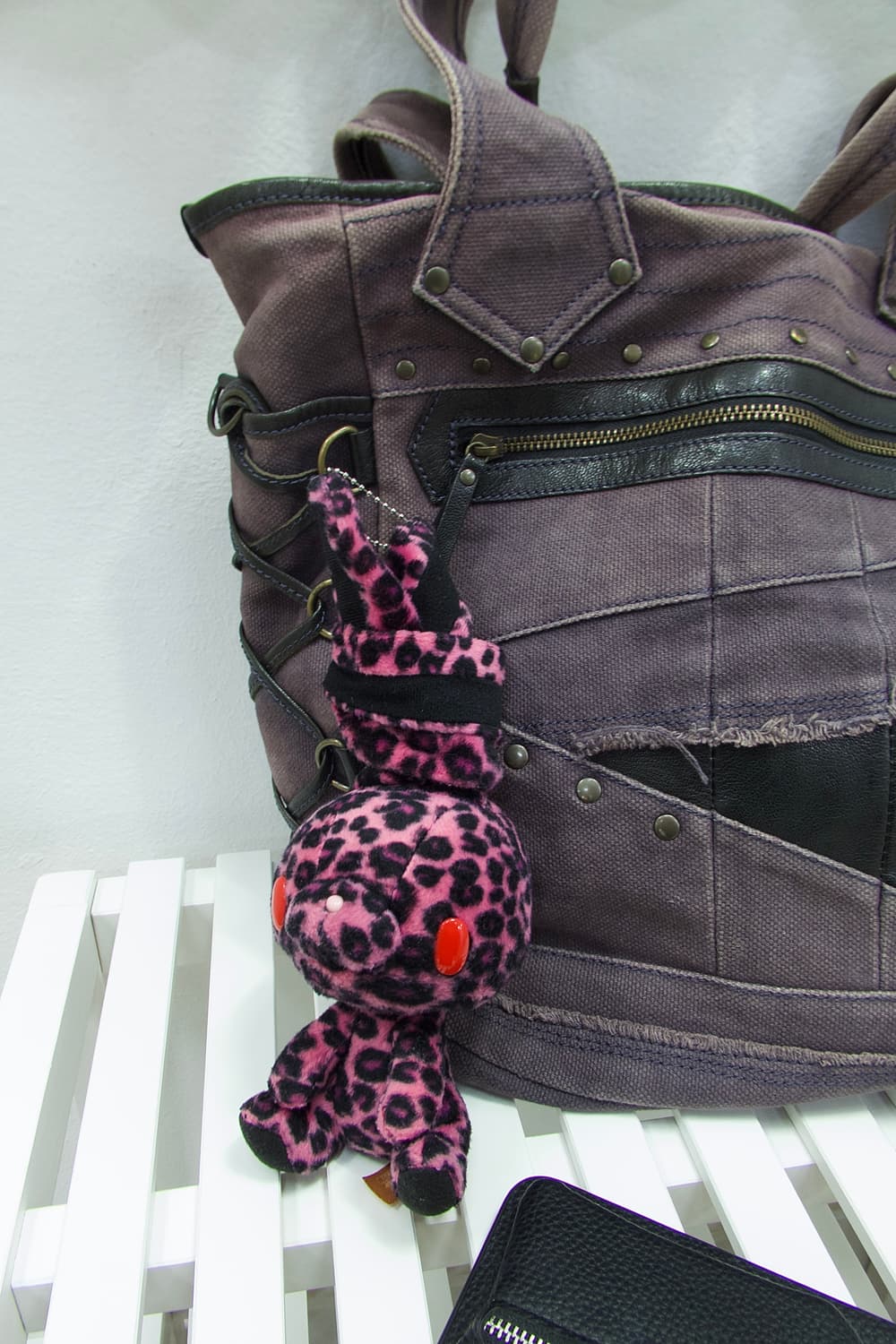 범용토끼 핑크 레오파드 키링 상품이미지6