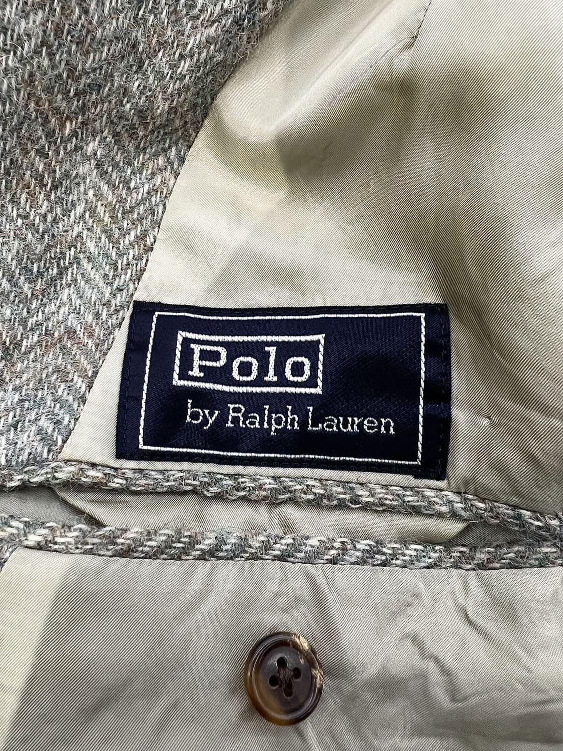 폴로 랄프로렌 해링본 트위드 울 블레이저 자켓 상품이미지8