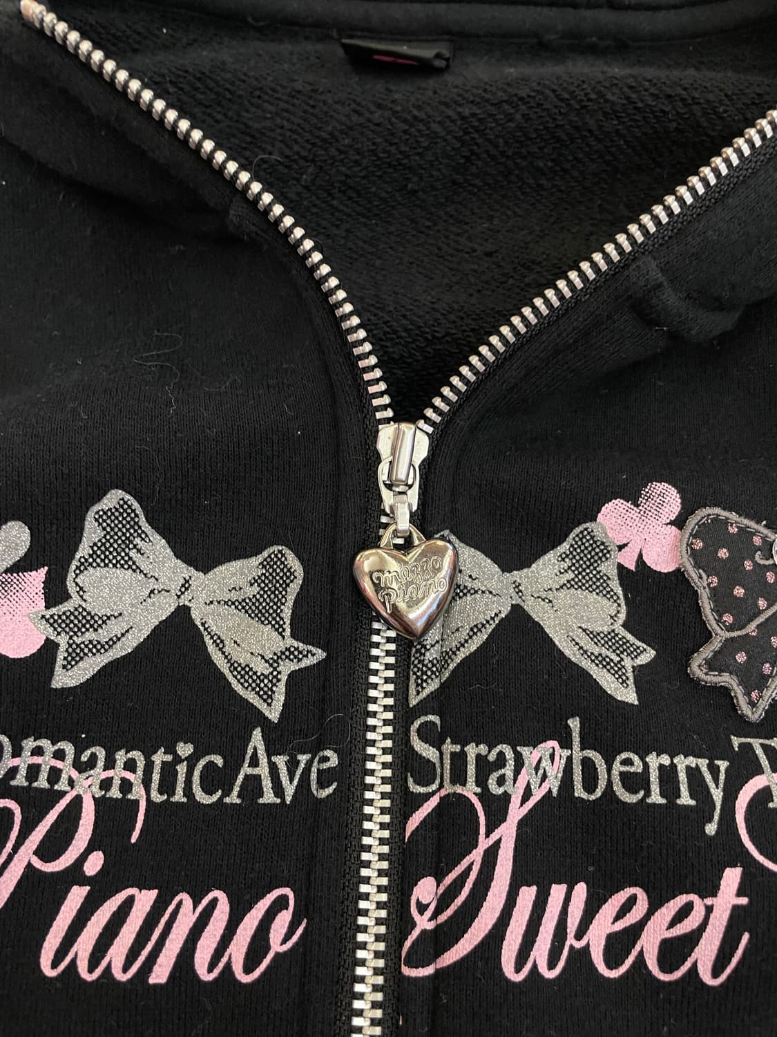 메조피아노 핑크 프릴 후드집업 상품이미지4