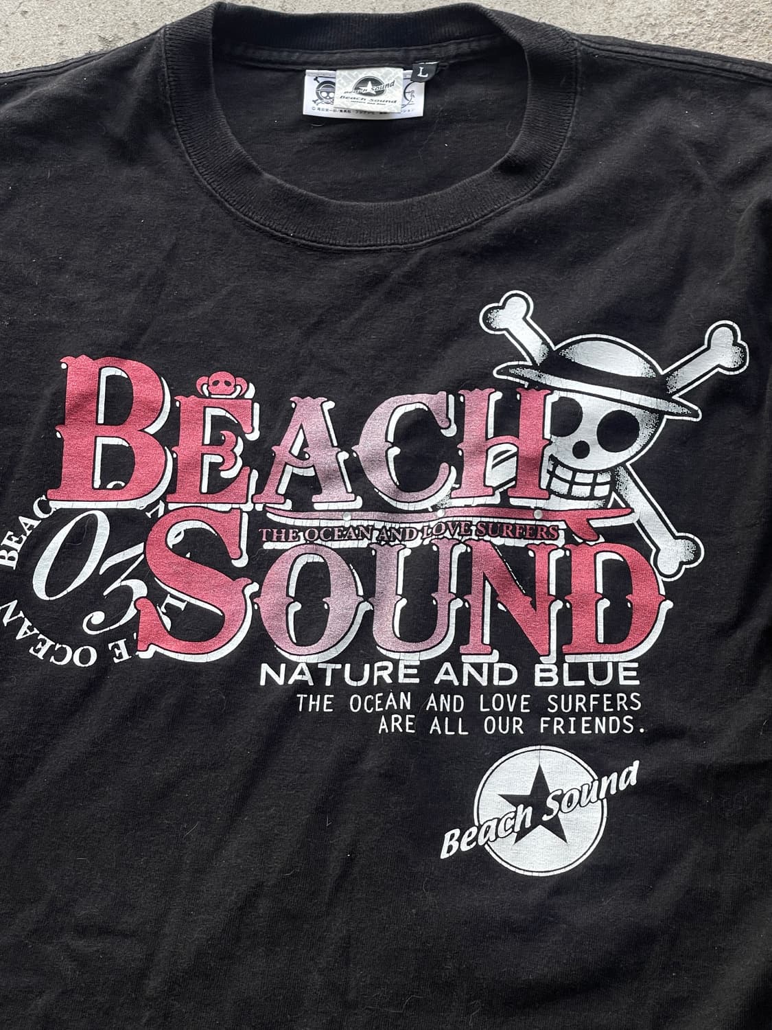 (Beach sound)skull lettering  상품이미지2
