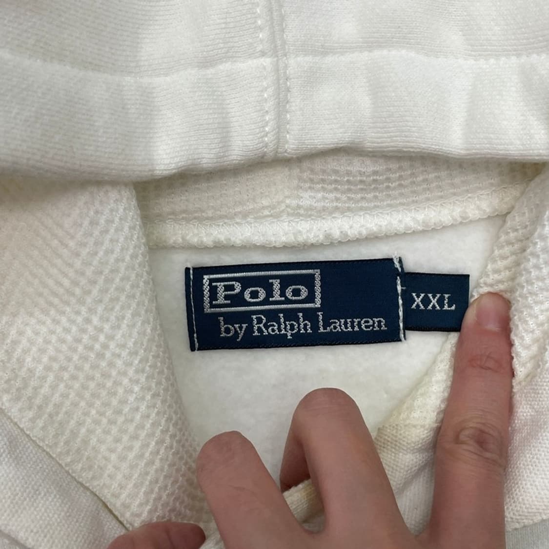 POLO BY RALPH LAUREN 빅포니 후디 크림 XXL 상품이미지4