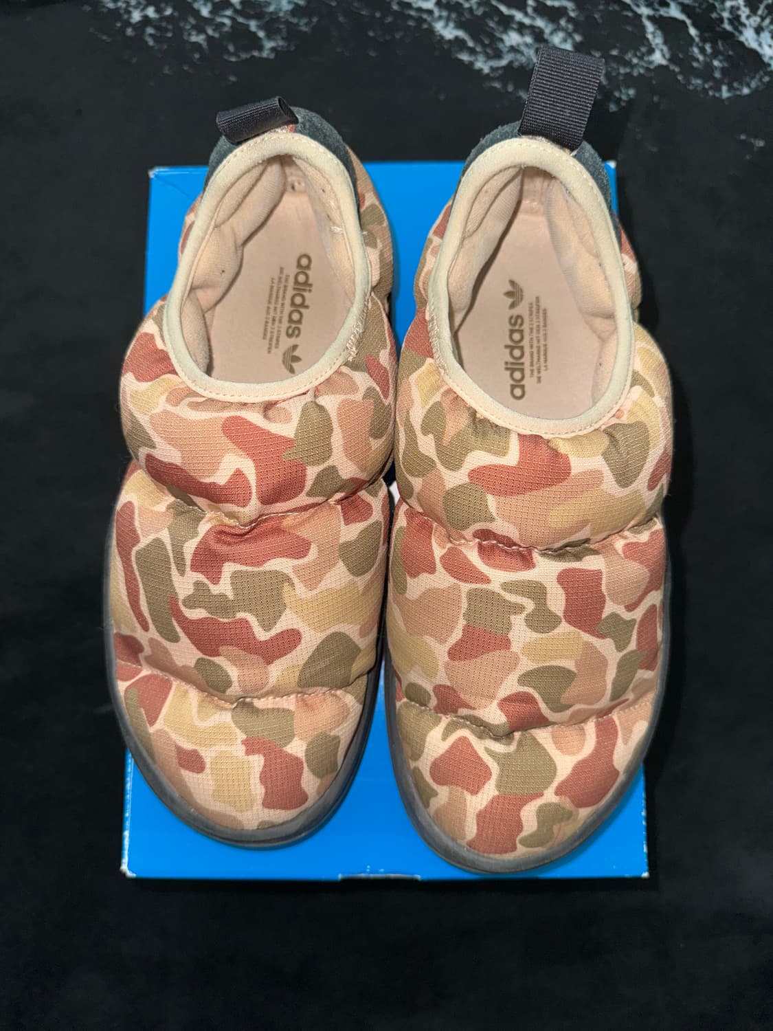 [240.245]아디다스 퍼피렛 매직 베이지 코어 블랙 패딩슈즈 상품이미지2