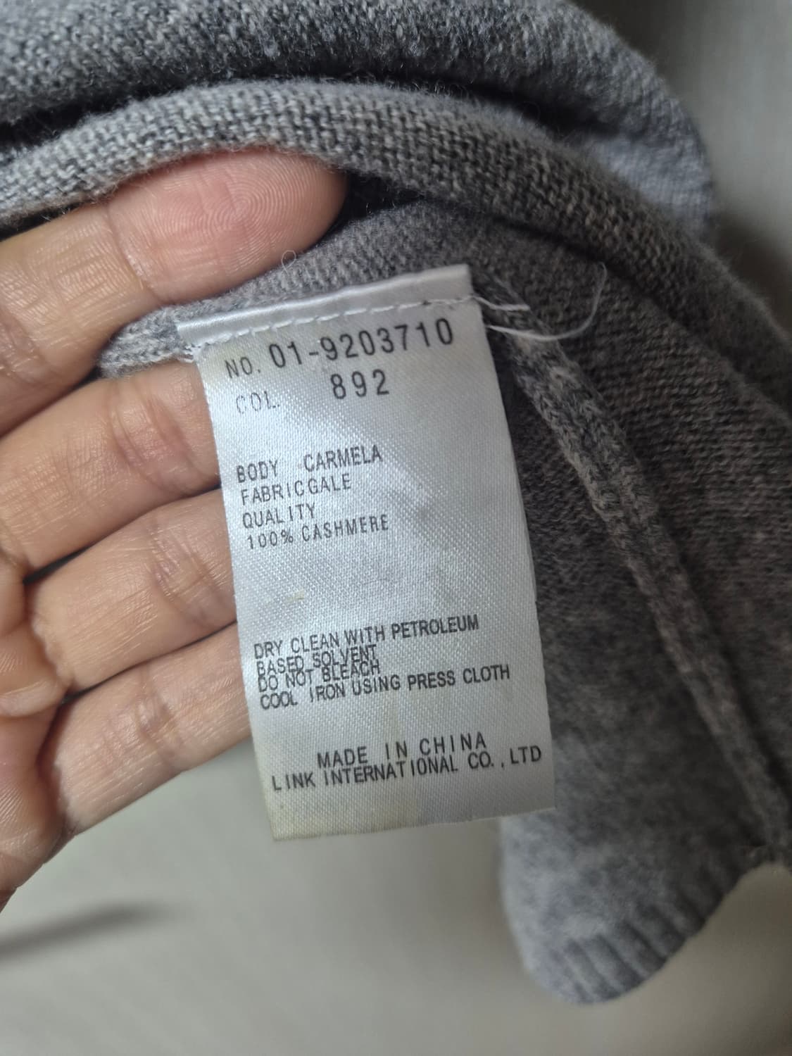 띠어리 캐시미어100프로  타들넥 니트 하프니트 라지 여성 상품이미지6