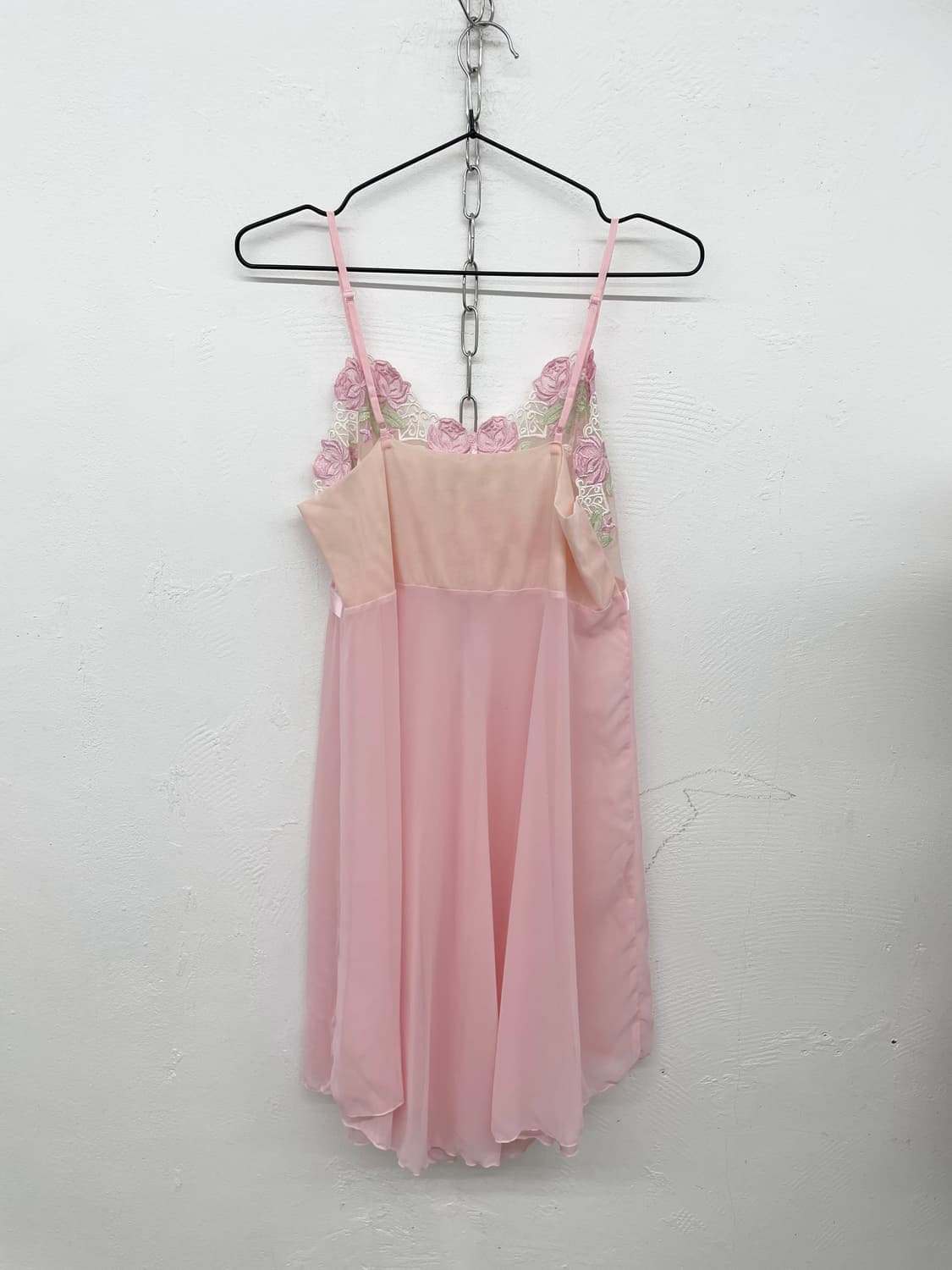 핑크페어리 레이스 시어 슬립 상품이미지6