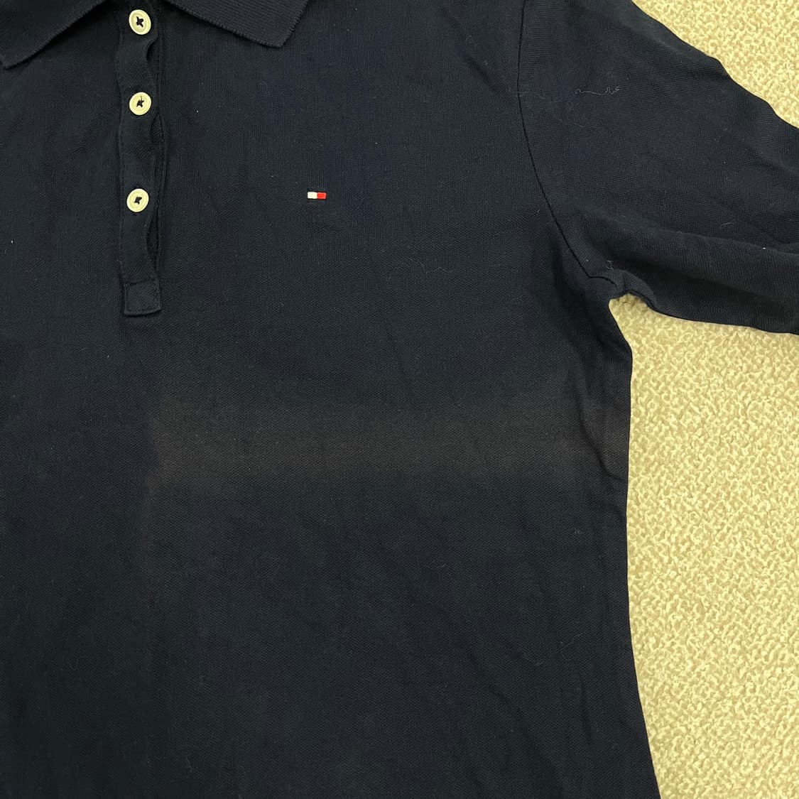 M 타미힐피거 긴팔 카라 티셔츠 0210M 상품이미지5