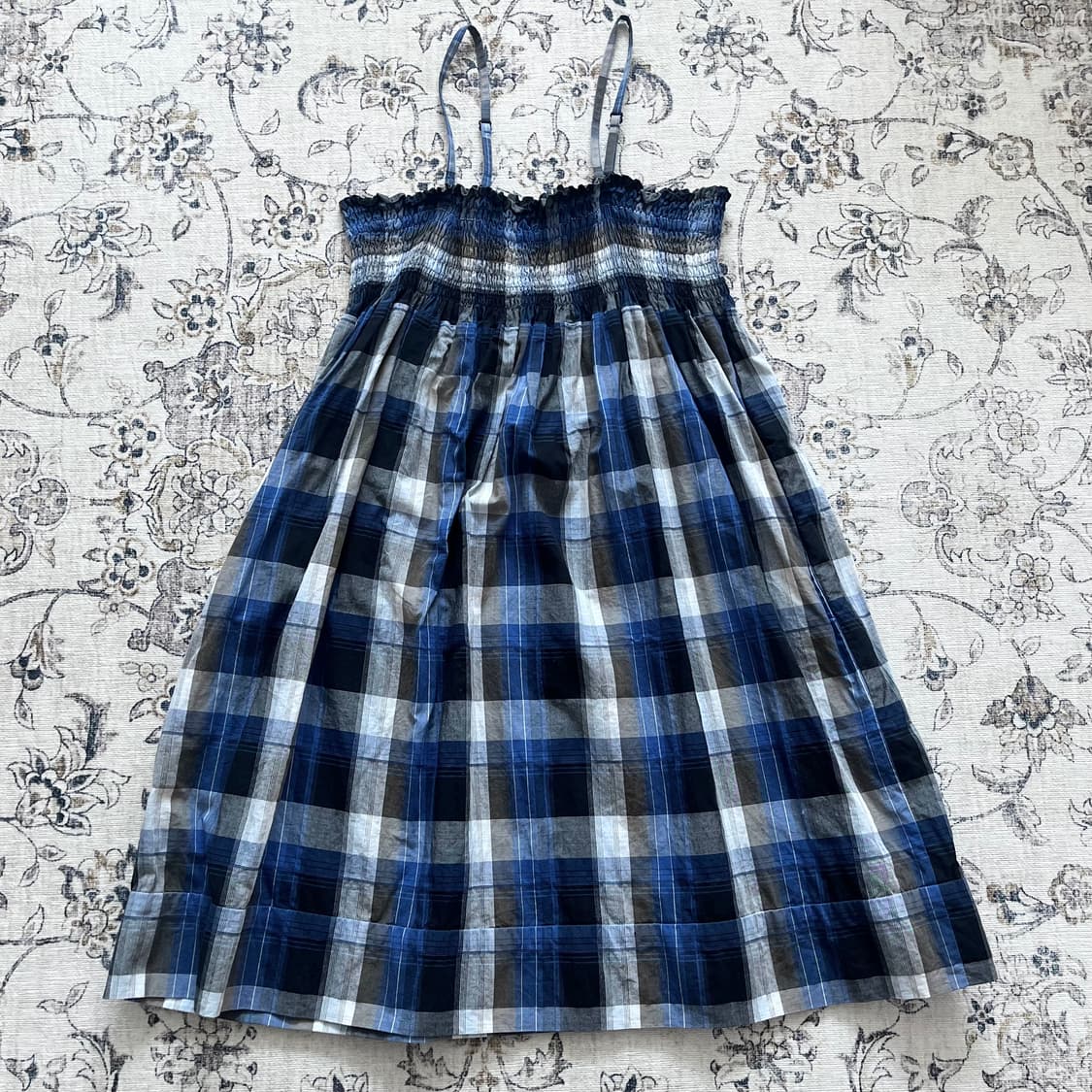 빈티지 모리걸 체크 원피스 상품이미지1