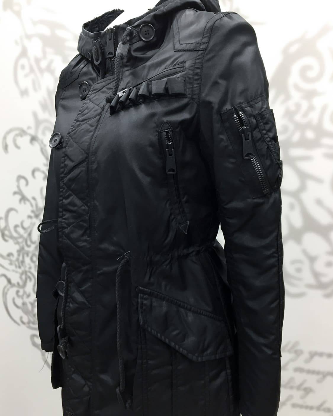 Cyber Utility High-Neck Military Jacket 상품이미지5