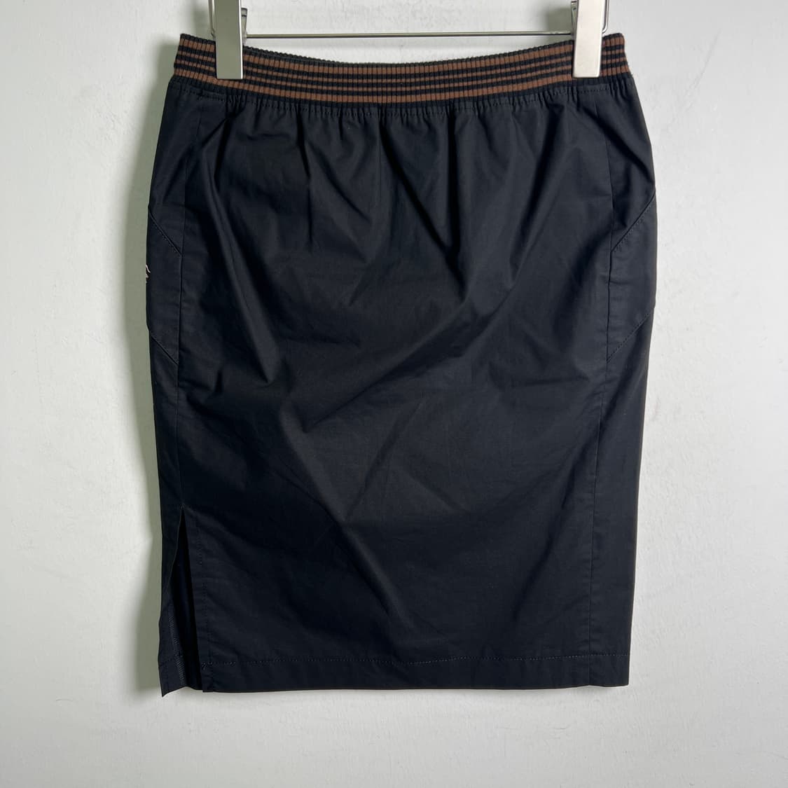 버버리 블루라벨 블랙 드로우코드 스커트 38 상품이미지5