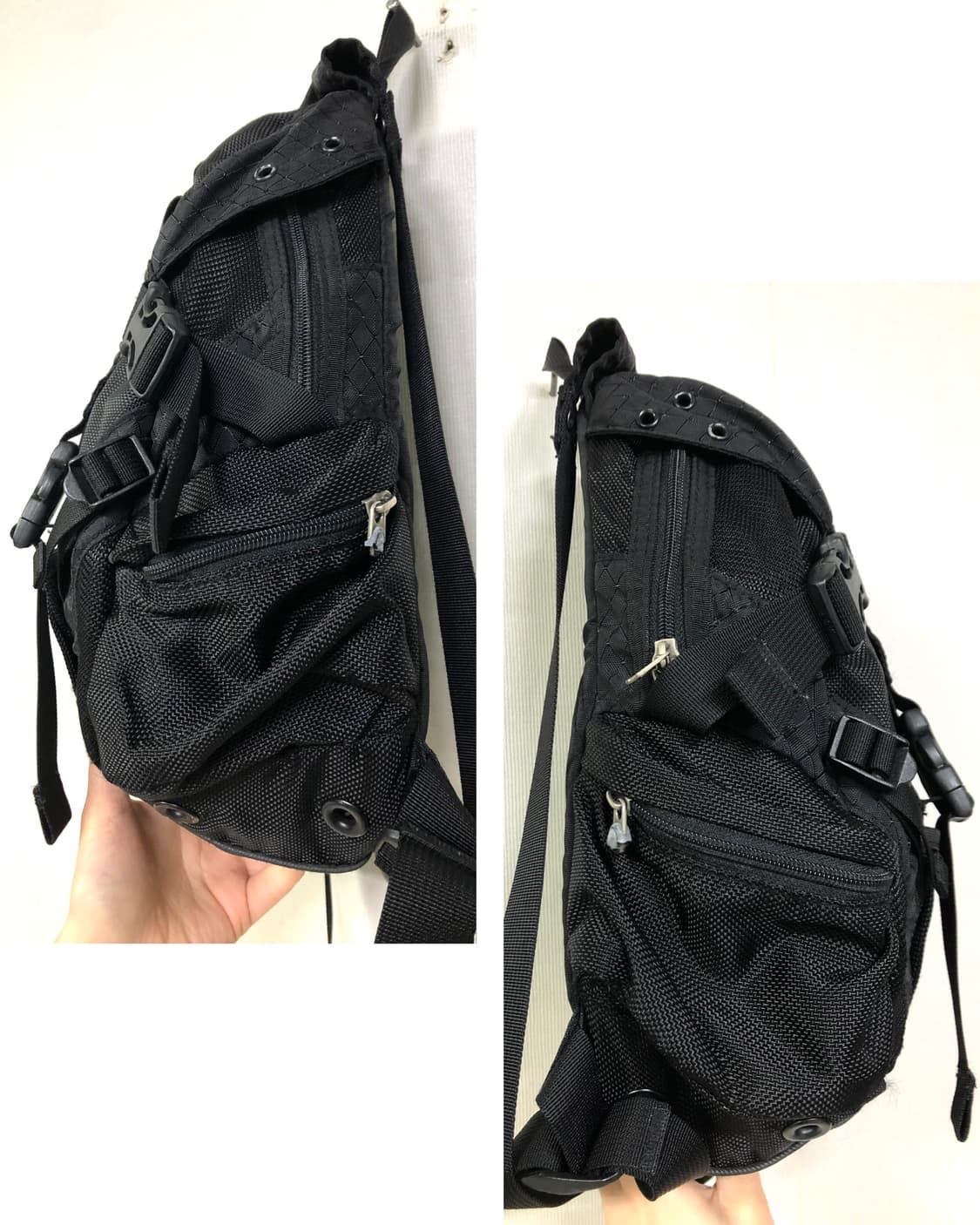 오클리 아이콘 테크니컬 유틸리티 미니 백팩 배낭 _ 블랙 상품이미지3