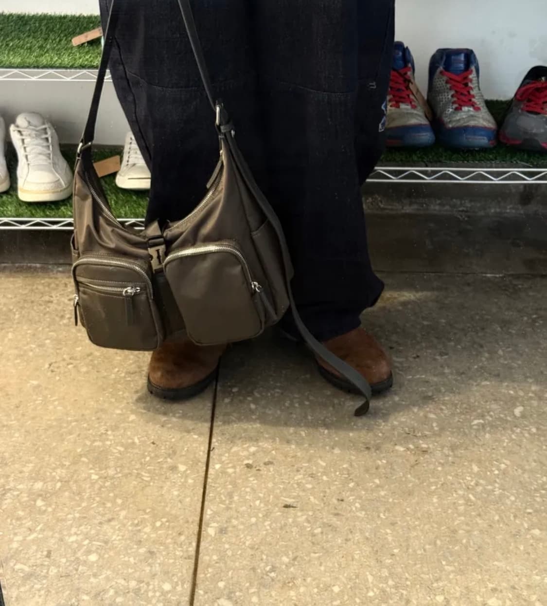 분크 더블 포켓 호보백 상품이미지2