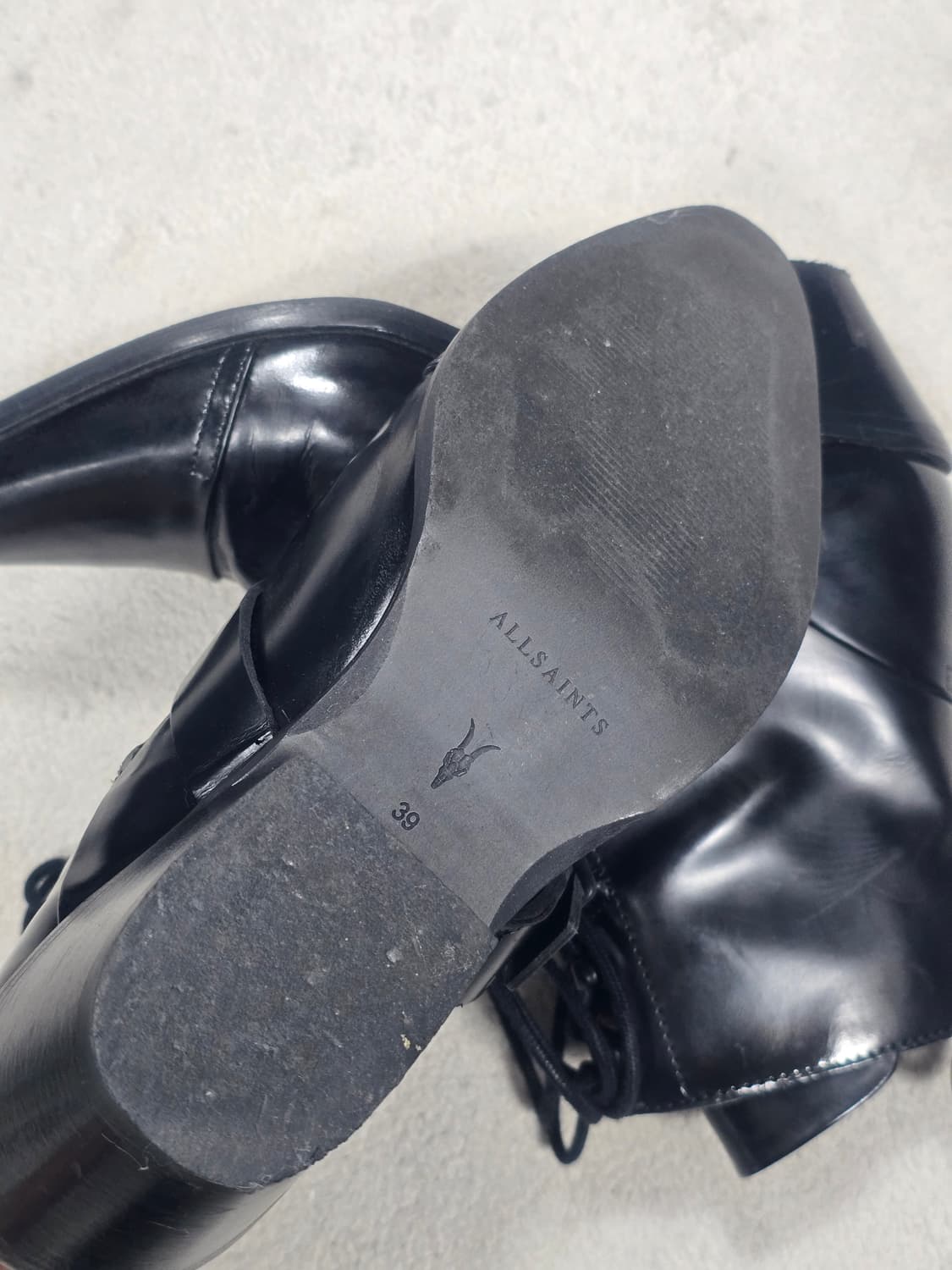 올세인츠 케이티 레더 앵글부츠 39 상품이미지5
