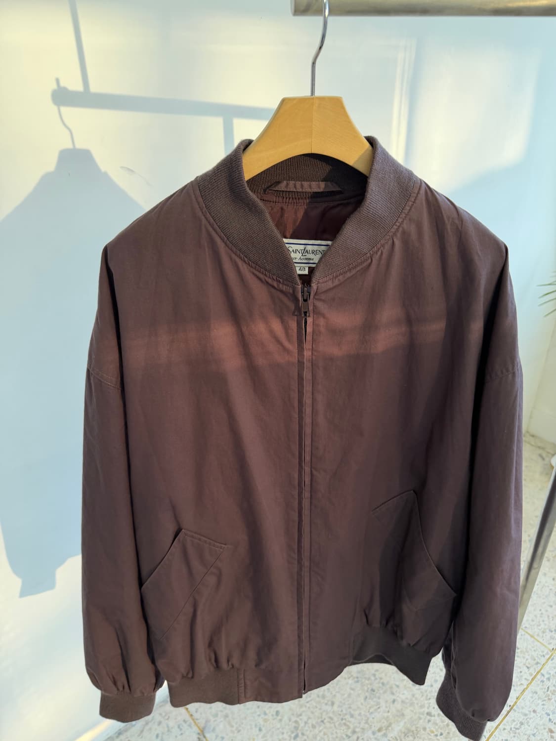 80-90s 생로랑 봄버 자켓 상품이미지3