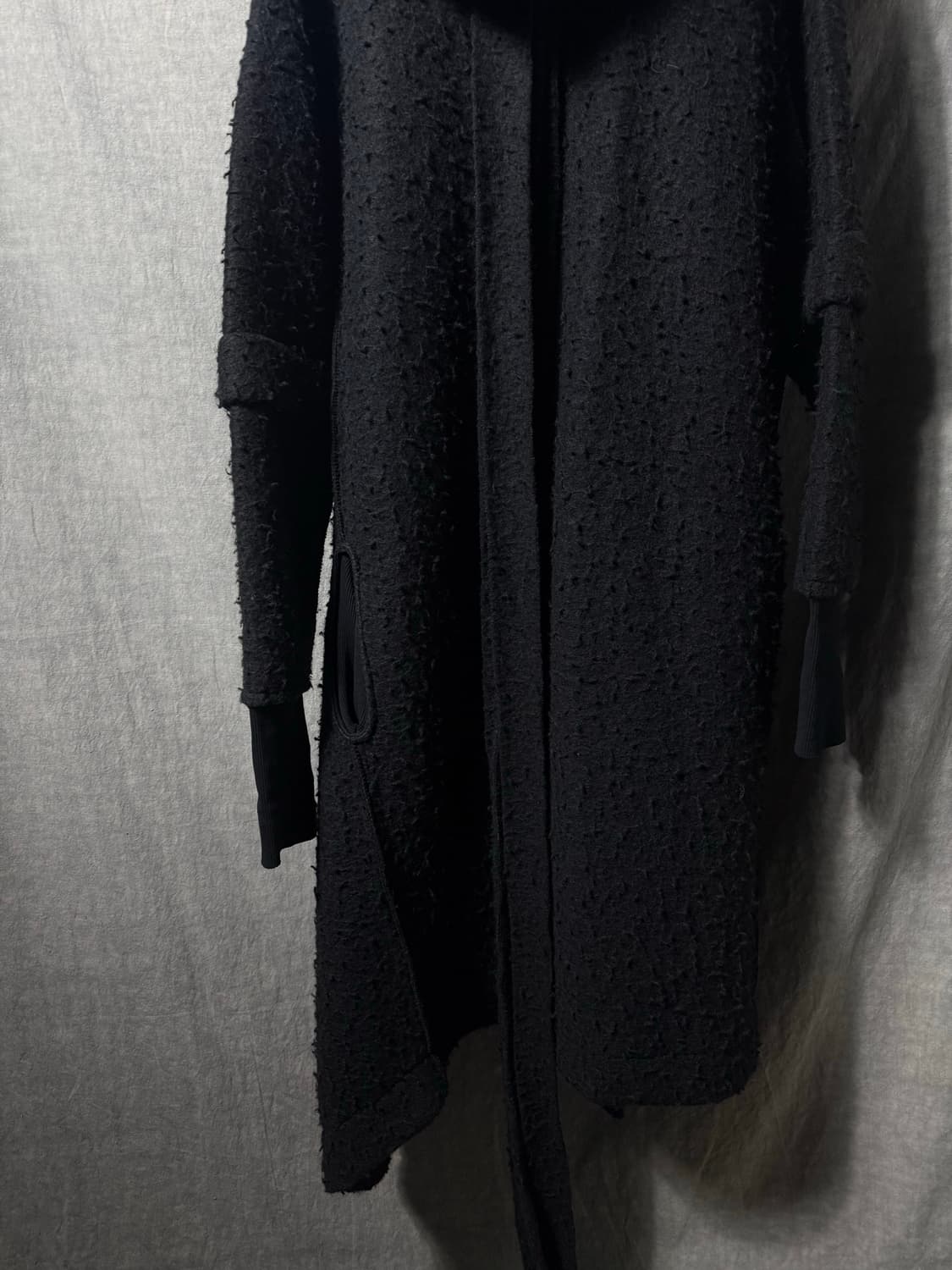 La Haine Inside Us Hooded Draped Coat   상품이미지9