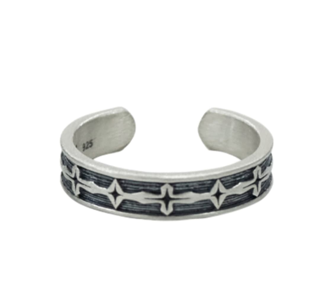 폴리테루 925 실버 링 005 스타 17호 상품이미지1