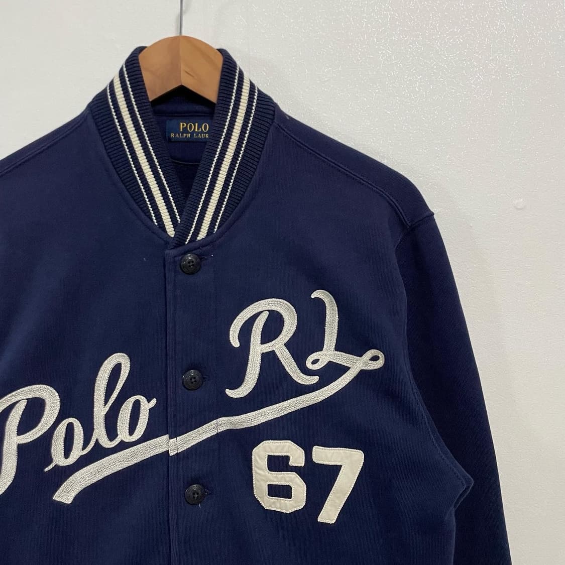 스웻 바시티 자켓 상품이미지3