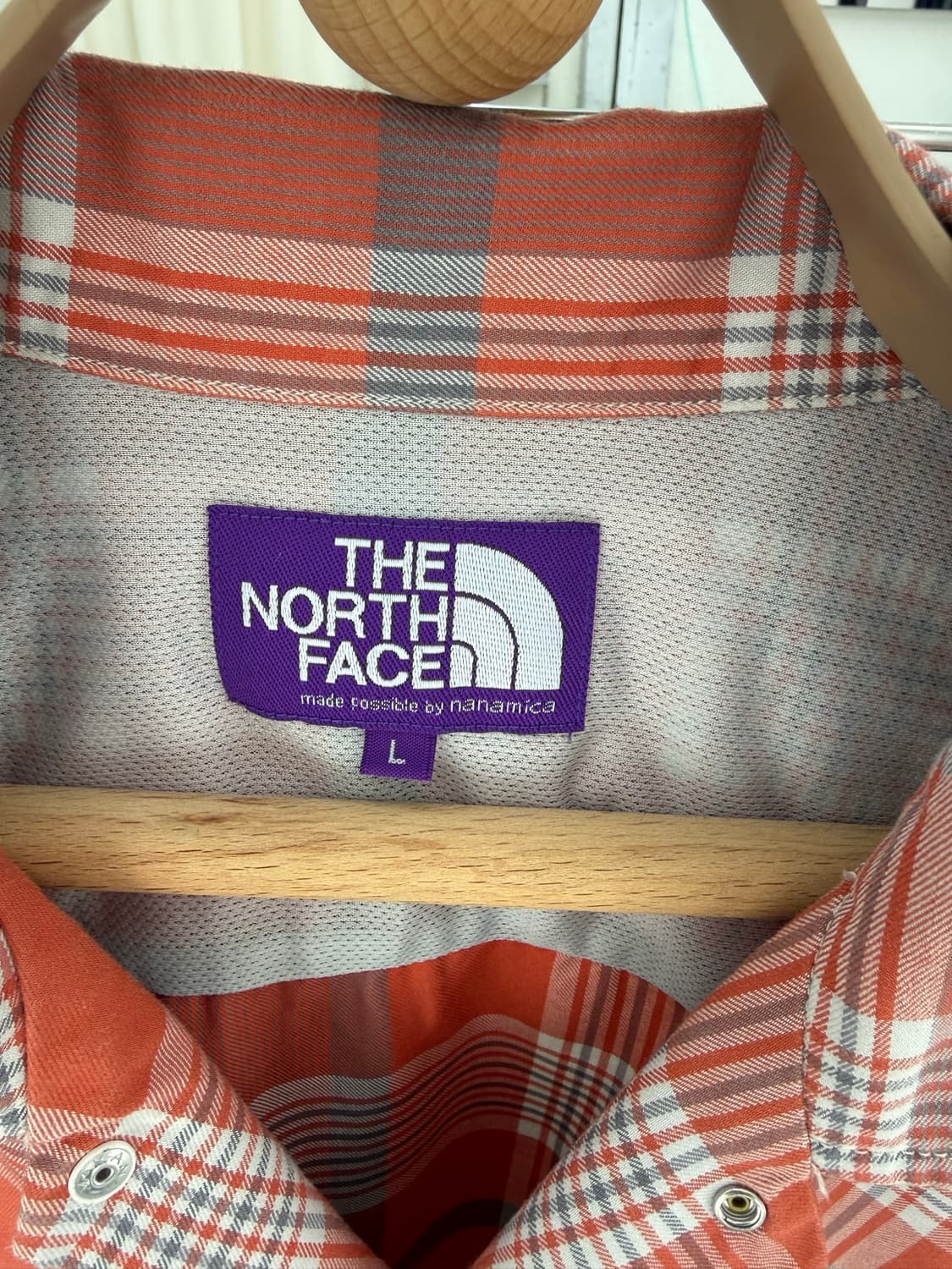 THE NORTH FACE PURPLE LABEL Plaid Open C 상품이미지3