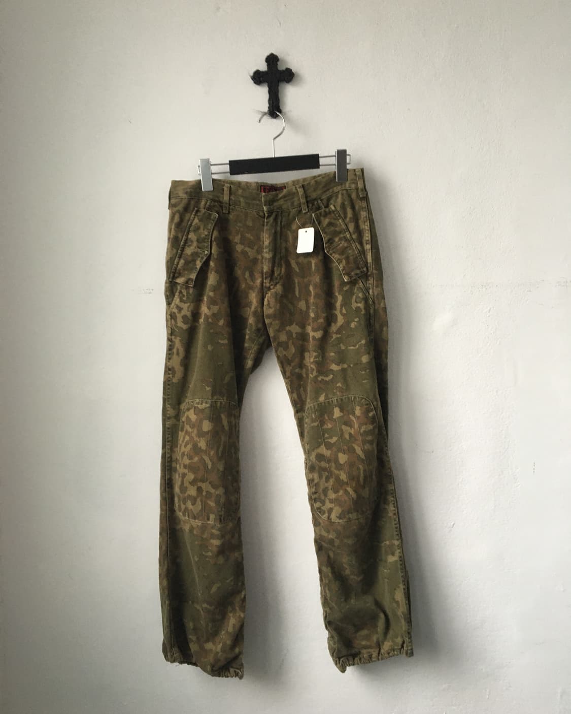 Pattern knee point pants 상품이미지2