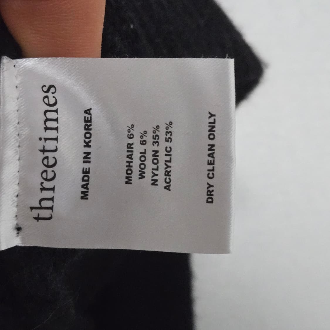 쓰리타임즈 모헤어 크롭 가디건 / 여성 가디건/ 여자 가디건  상품이미지4