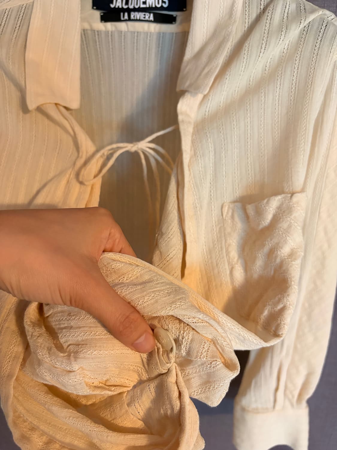 JACQUEMUS 자크뮈스 La Riviera Siena Shirt 38 상품이미지6