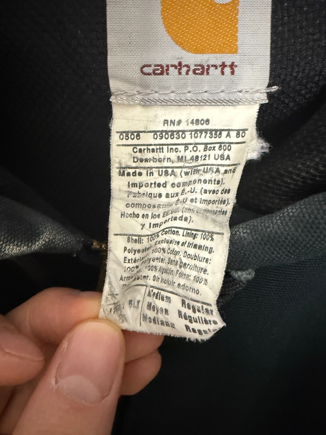 Carhartt Active Jacket J130 상품이미지5