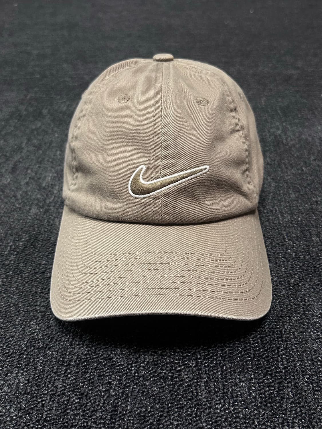 Nike 헤리티지 86 스우시 로고 스트랩백 캡 브라운 상품이미지2