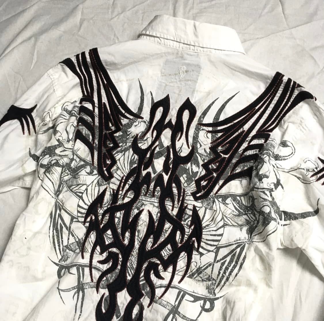 ROAR devil tribal embroidery shirt 상품이미지2