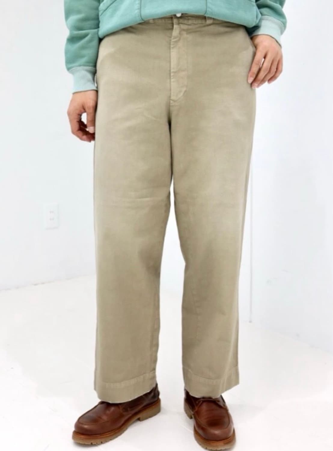 아프레쎄 빈티지 트윌 워크팬츠 베이지 3 상품이미지8