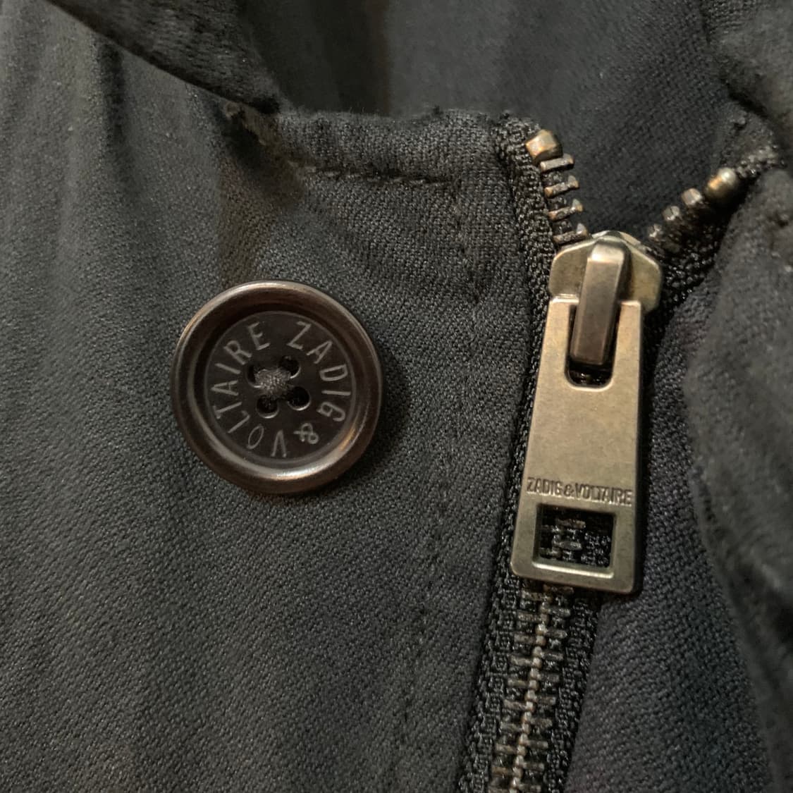 S 쟈딕앤볼테르 코튼 블렌드 집업 코트 상품이미지4