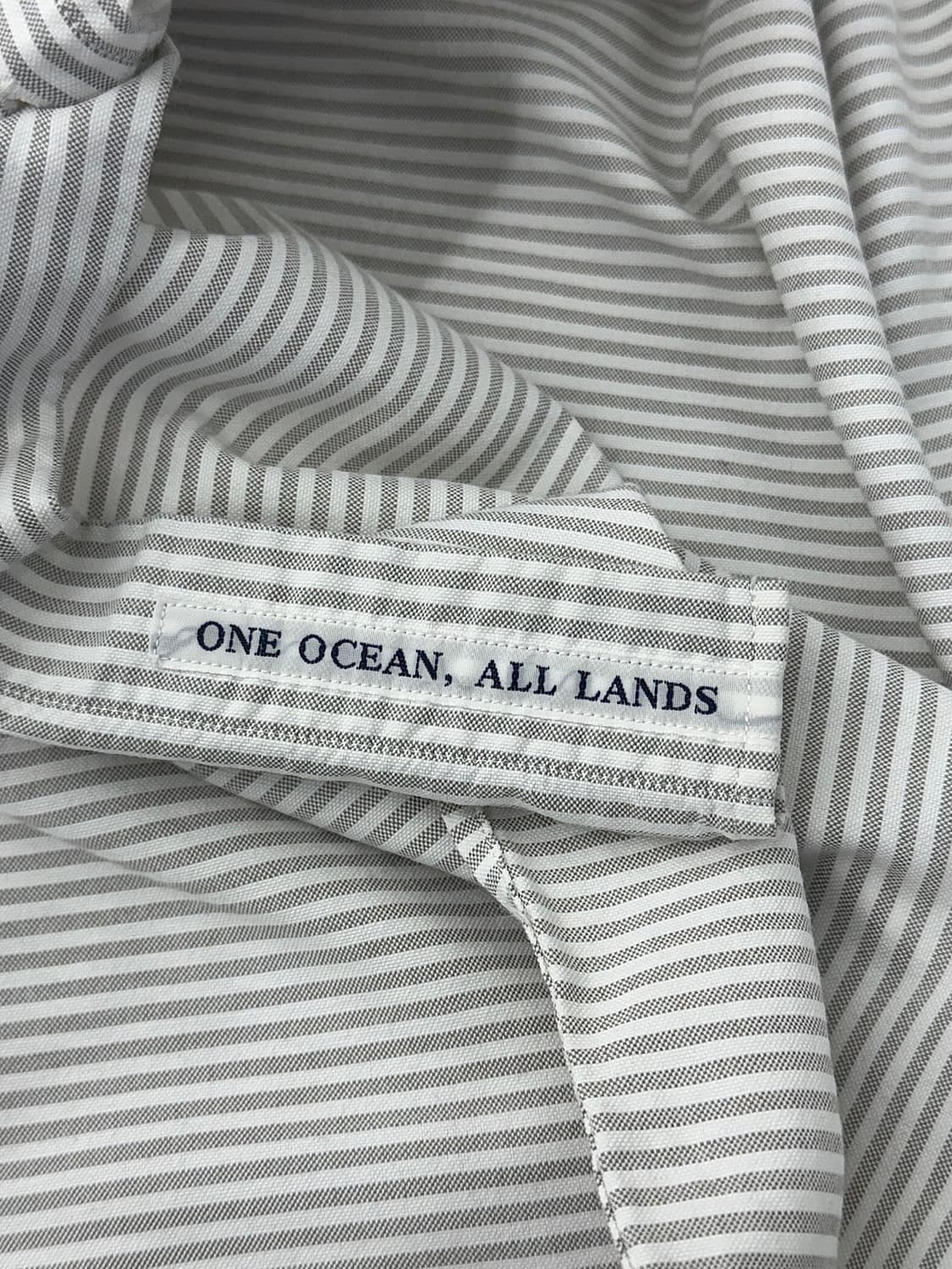 나나미카 버튼 다운 스트라이프 윈드 셔츠 상품이미지10