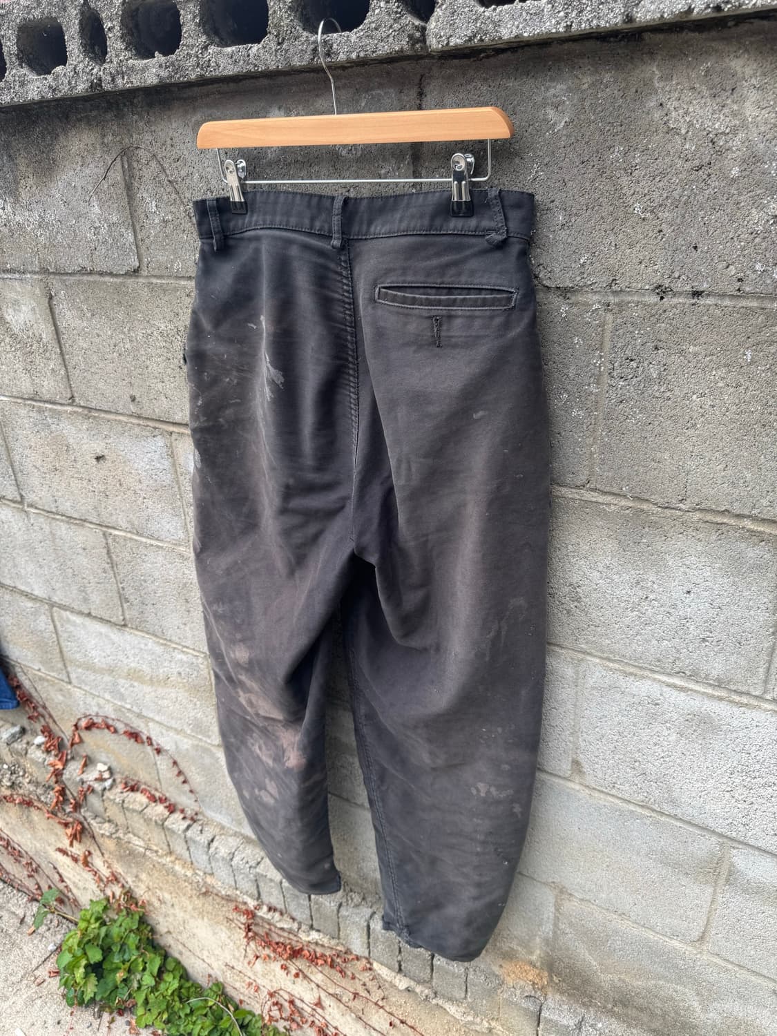 Old euro lafont 빈티지 몰스킨 워크 팬츠 30 프렌치워크 상품이미지2