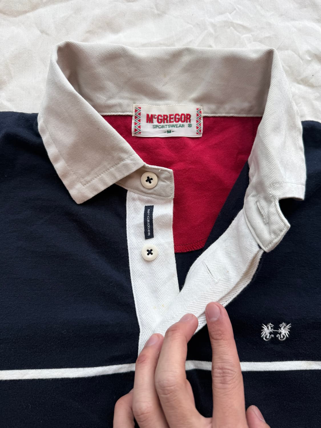 스트라이프 반팔 카라티 상품이미지3