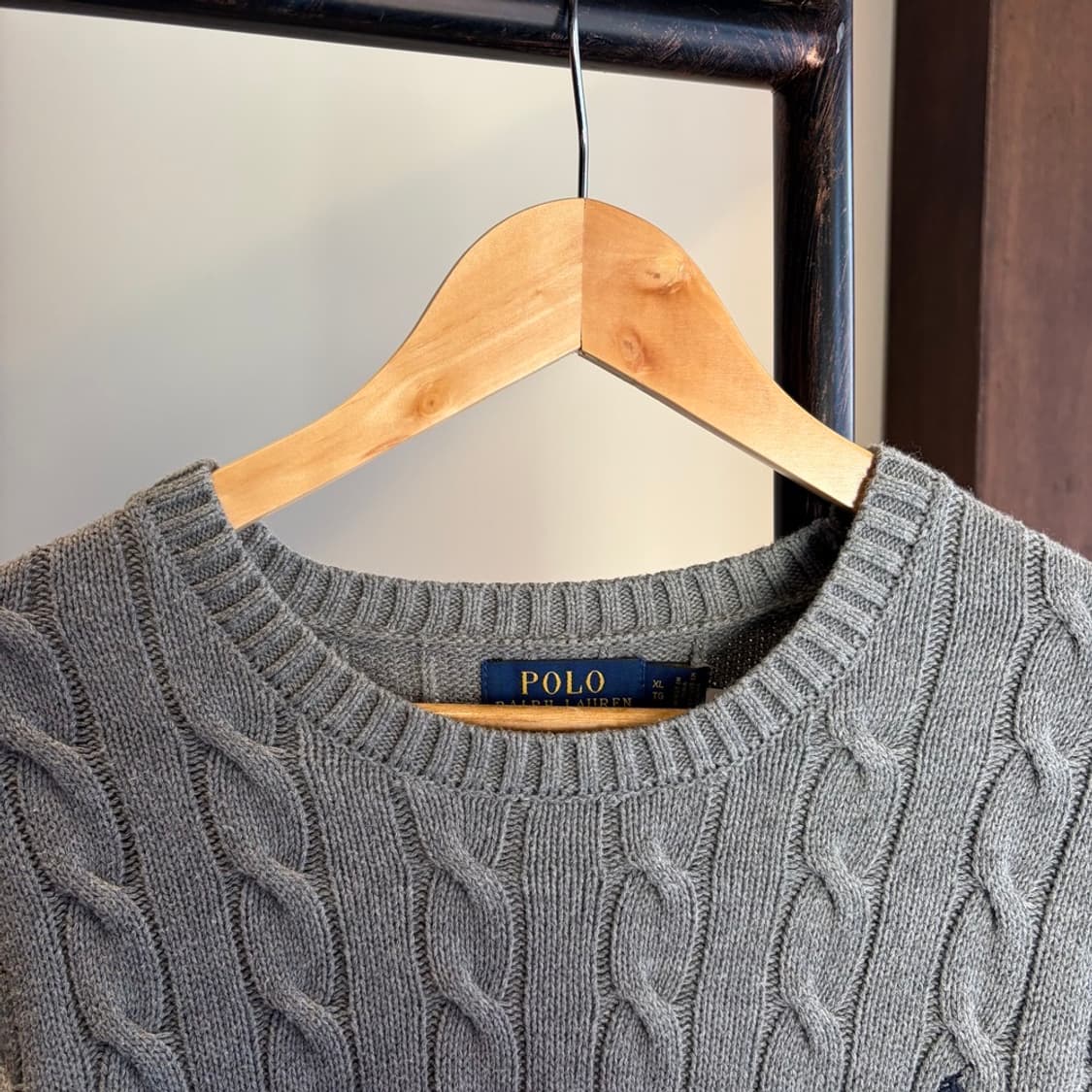 15585 - 폴로 랄프로렌 그레이 케이블 니트 상품이미지4