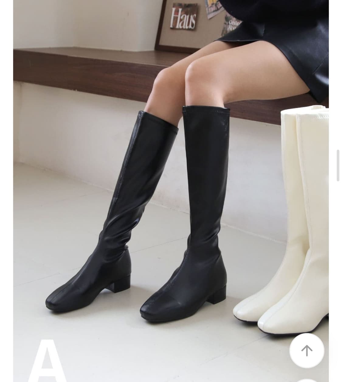 미사용 | 245 롱부츠 굽 3cm 상품이미지6