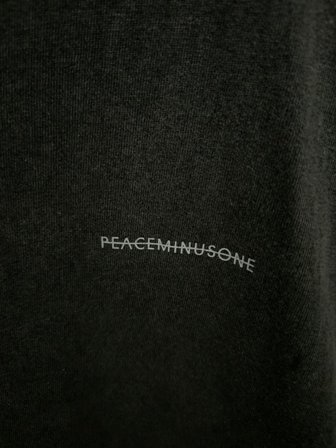 피스마이너스원 빈티지 티셔츠 #1 차콜 그레이 상품이미지5