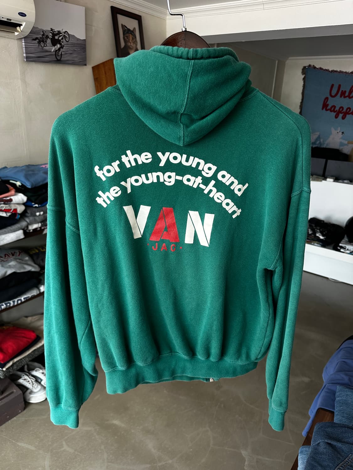 VAN JAC 테리 후드 집업  상품이미지1
