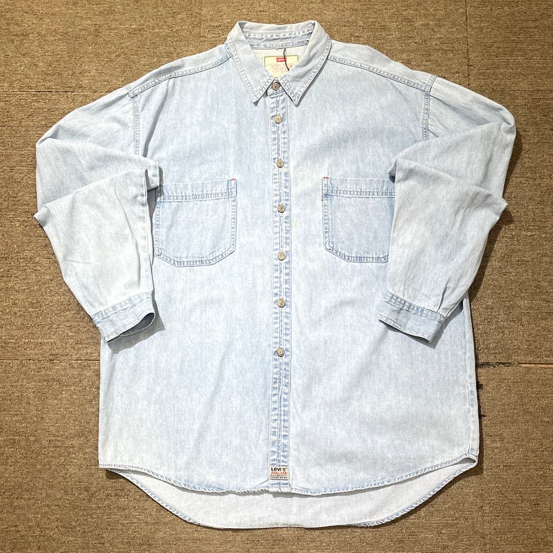 (XL) 90s Levi's 리바이스 코튼 데님 셔츠 상품이미지1