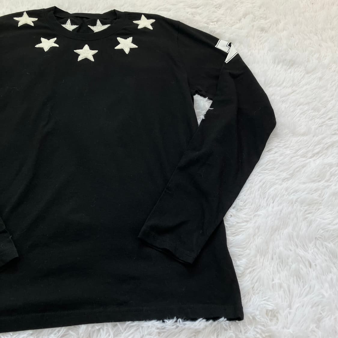 빈티지 스타 넥 라인 긴팔 752 y2k 스트릿 갸루 펑키 일본빈티지  상품이미지6