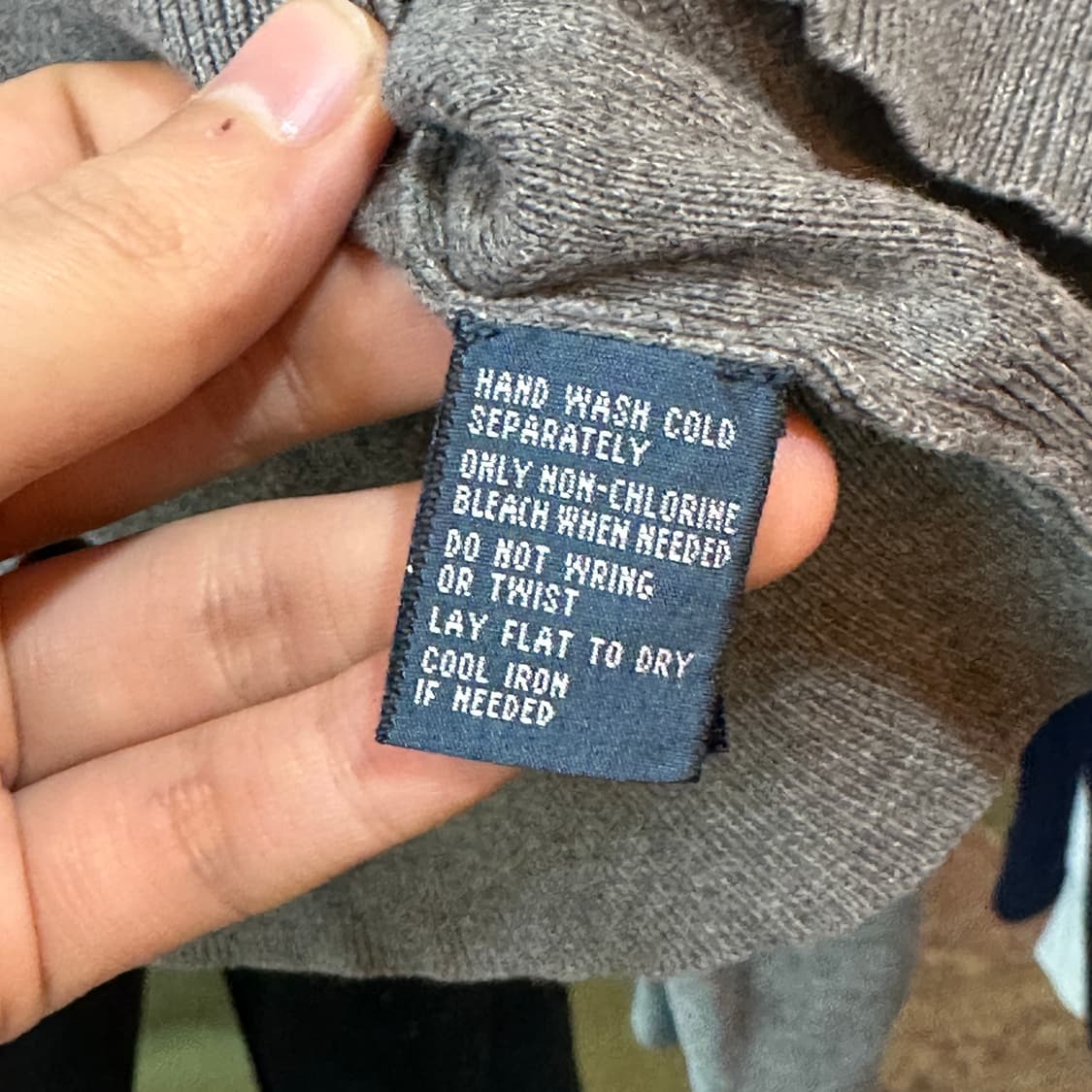 폴로 랄프로렌 피마 코튼 브이넥 니트 상품이미지4