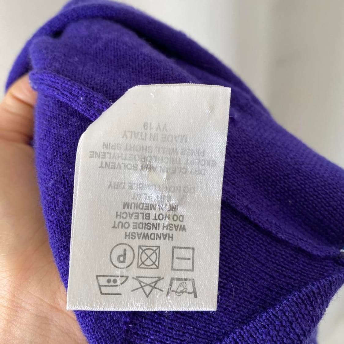 버버리 런던 메리노울 브이넥 니트 M, 100 상품이미지8