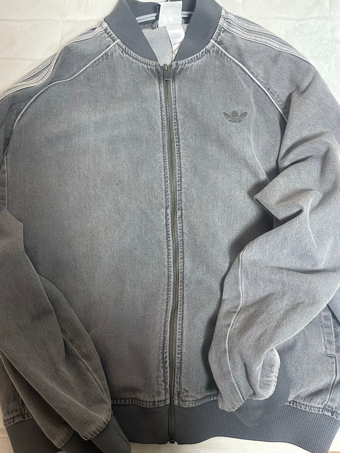 아디다스 SST 아디컬러 루즈 SST 데님 블랙 워시 자켓 데님 - US 상품이미지2