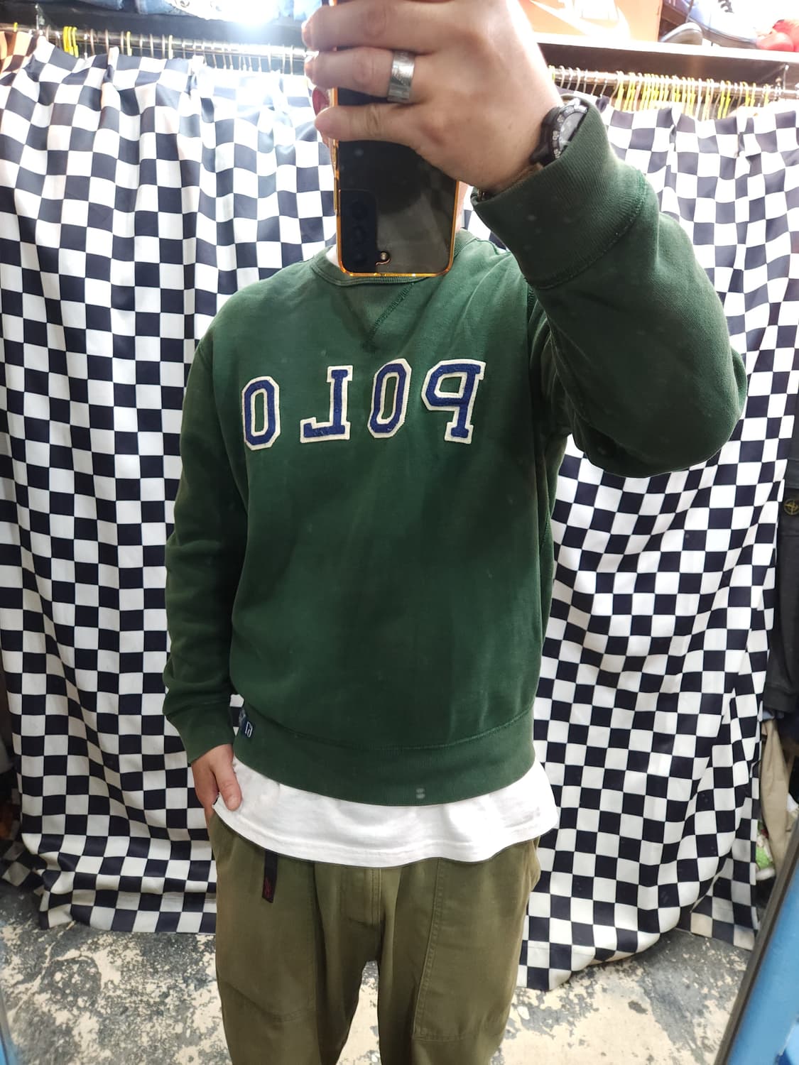 폴로 랄프로렌 빈티지 패치 기모 맨투맨

 상품이미지8