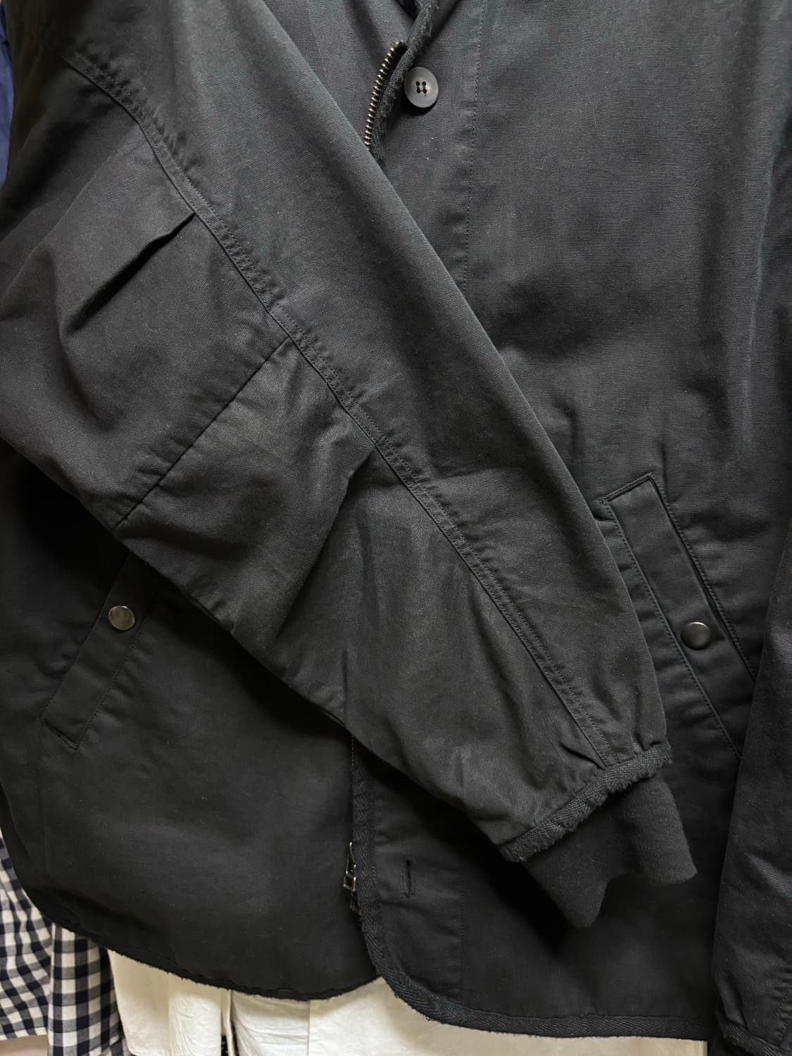 해칭룸 라이너 자켓 블랙 2사이즈 상품이미지4