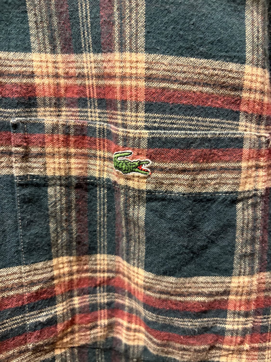 Lacoste check shirt / 라코스테 클래식 체크 셔츠  상품이미지4