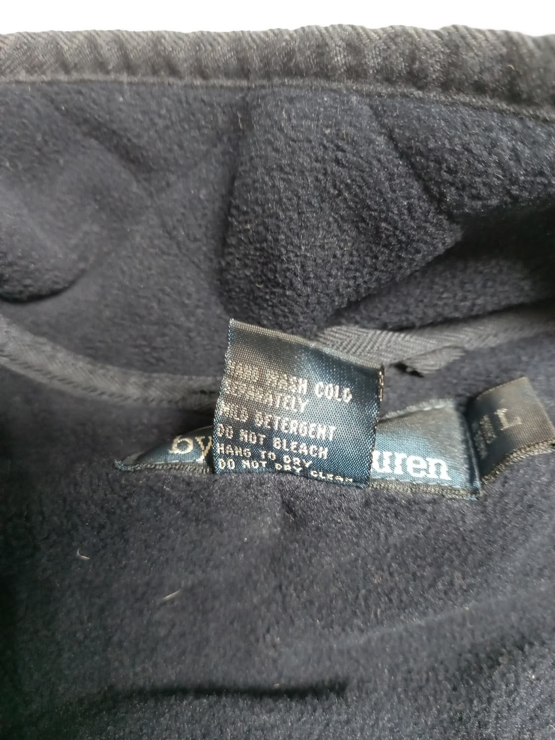 폴로 랄프로렌 네이비 퀼팅 패딩   L(실용105) 상품이미지4