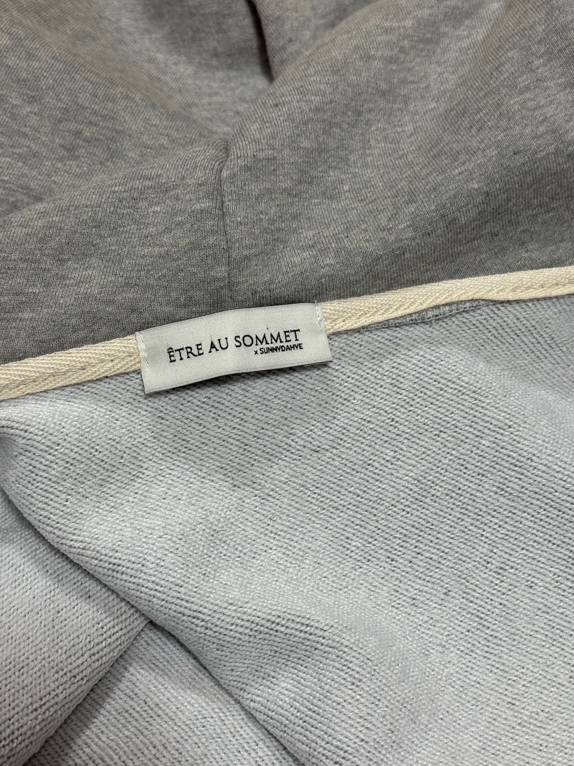 etre au sommet / 에트오소메 래빗 후드 집업 상품이미지4