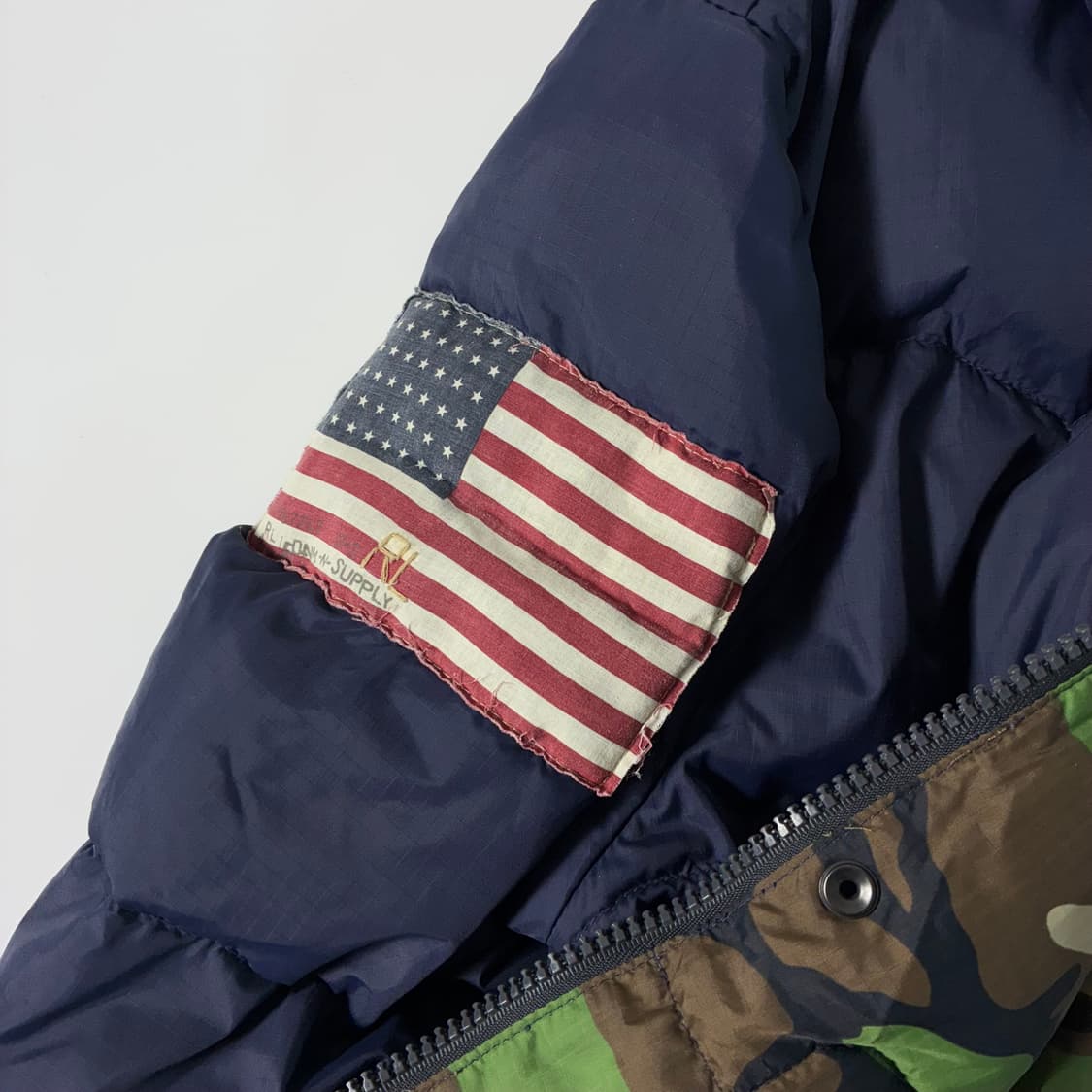 Polo  폴로 랄프로렌 데님 앤 서플라이 카모 성조기 패딩  상품이미지5