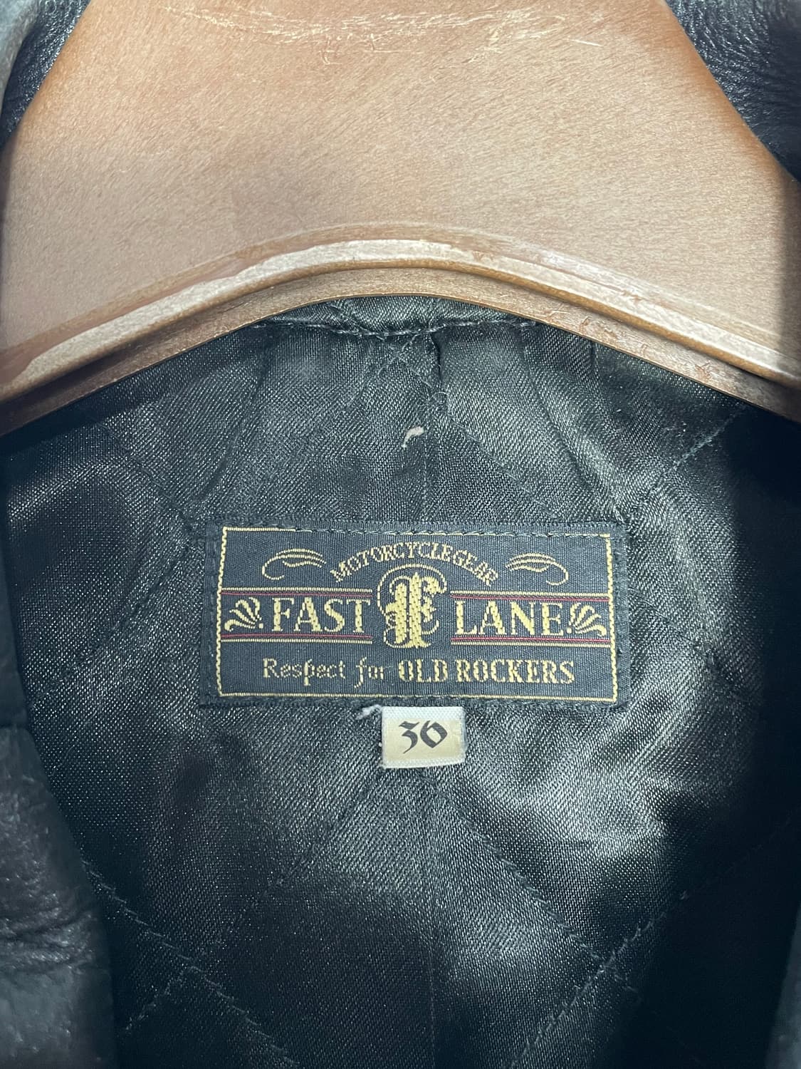 FAST LANE 패스트 레인 블랙 가죽 라이더 자켓 상품이미지3