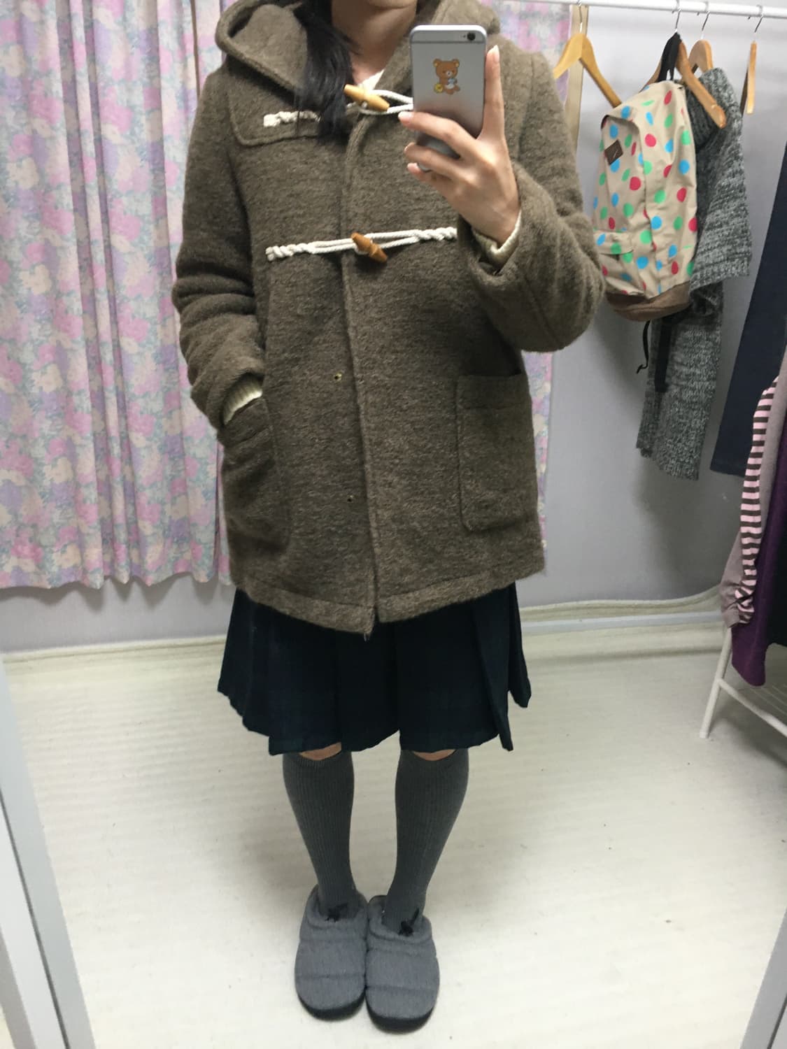 니코앤드 브라운 울 더플 코트 상품이미지3