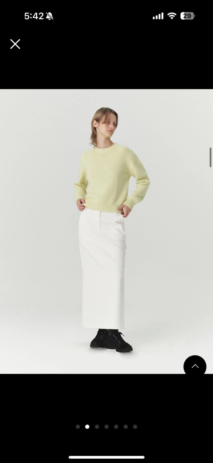 르바 넥 워머 니트 새상품 상품이미지2